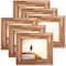 6 Pack: Home Natural Brown Wood Plank Frame by Studio Décor®